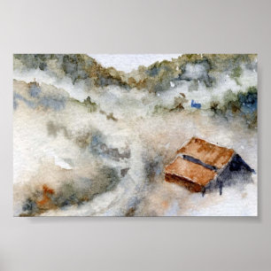 Country Landscape Mini-Poster Poster