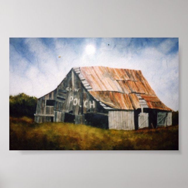 Country Landscape Poster (Front)
