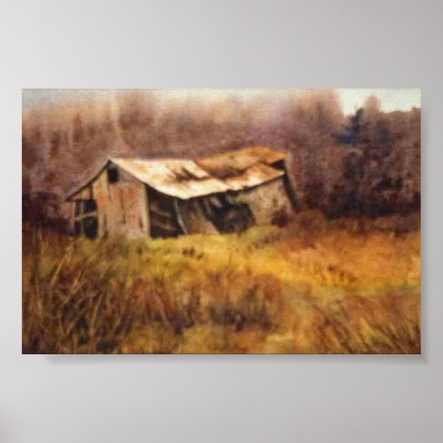 Country Landscape Poster (Front)