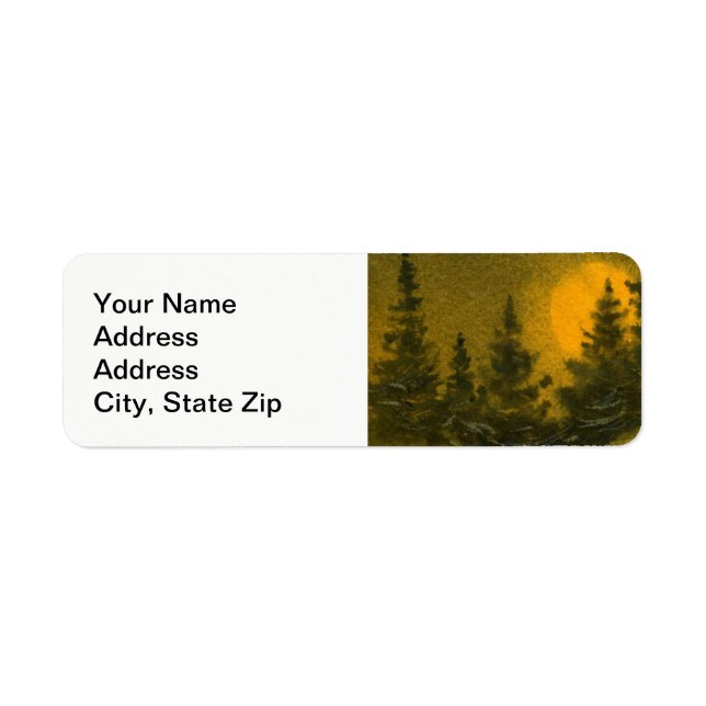 Country landscapes scenic views  hunter"s moon . (Front)