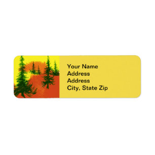 Country landscapes yellow sunrise sunset sky pine.