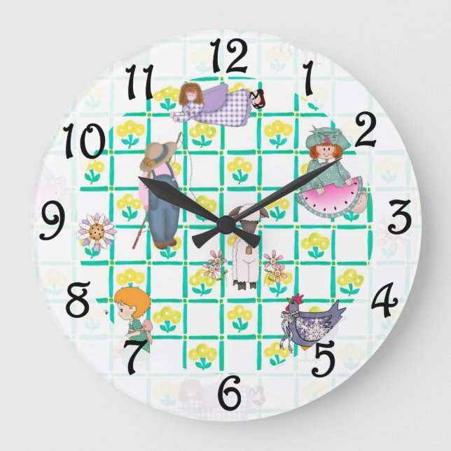 Country Large Clock (Front)