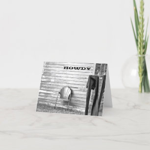 Country Laundry Howdy Note Card