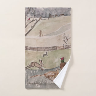 Country Life Hand Towel