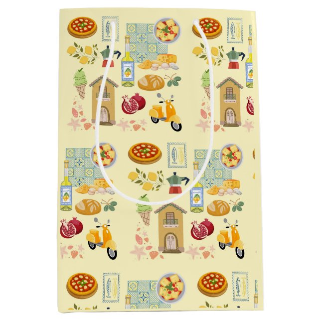 Country Life Italy Medium Gift Bag (Front)