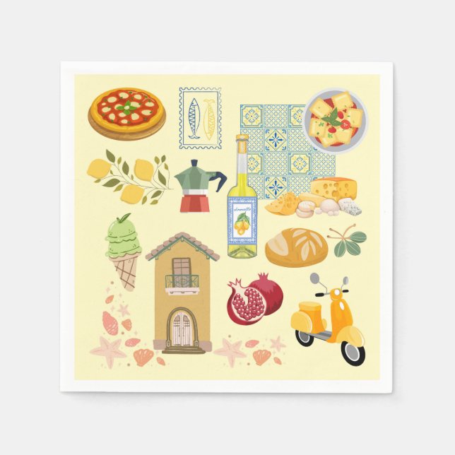Country Life Italy Napkin (Front)
