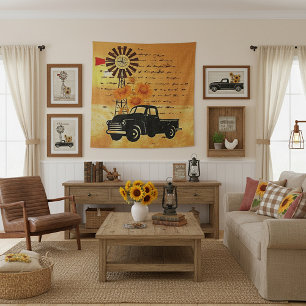Country life tapestry
