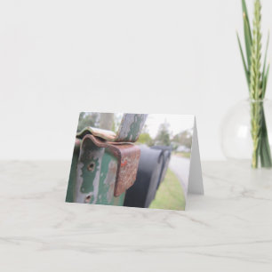 Country living photo note card