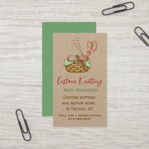 Country Love Knitting Business Card