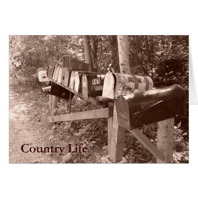 Country Mailbox (Front Horizontal)