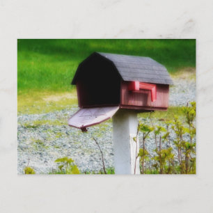Country Mailbox - We've Moved! Announcement Postcard