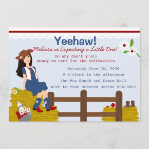 Country Mama Invitation