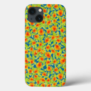 Country Marigolds on Blue Case-Mate iPad Case