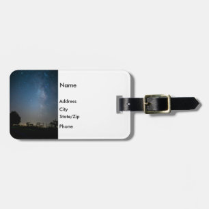 Country Milky Way Luggage Tag