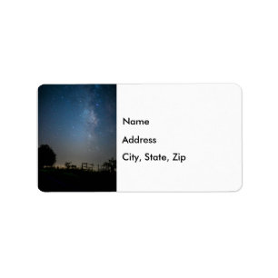 Country Milky Way Mailing Label
