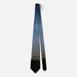 Country Milky Way Neck Tie