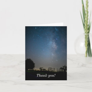 Country Milky Way Thank You Card