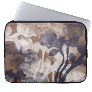 Country Modern Texture Cotton Blue Design Laptop Sleeve