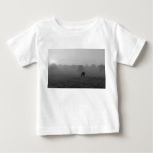 Country Morning Grayscale Baby T-Shirt