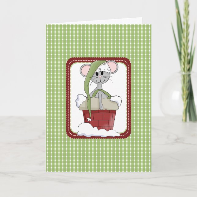 Country Mouse Christmas Cards (Front)