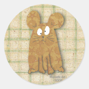 Country Mouse Sticker