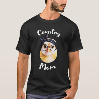 Country Mum for Farm Mum or Cow Mum from a Country T-Shirt
