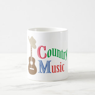 Country music coffee mug