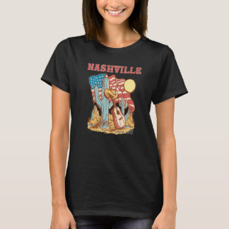 Country Music Festival Western Cowgirl Yeehaw Nash T-Shirt