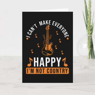 Country Music Funny Saying Card