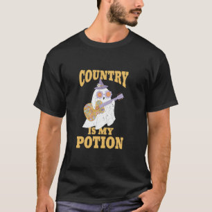 Country Music Genre Harmonica Cowboy Old Rhythm In T-Shirt