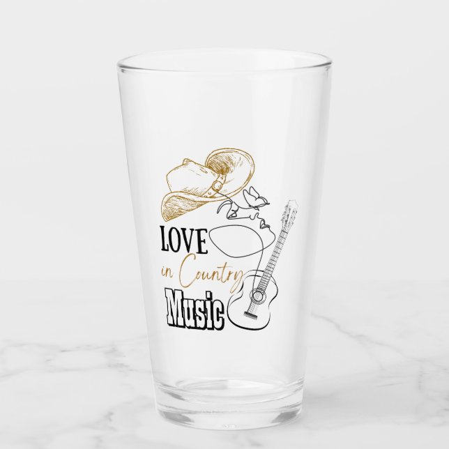 Country Music Glass (Front)