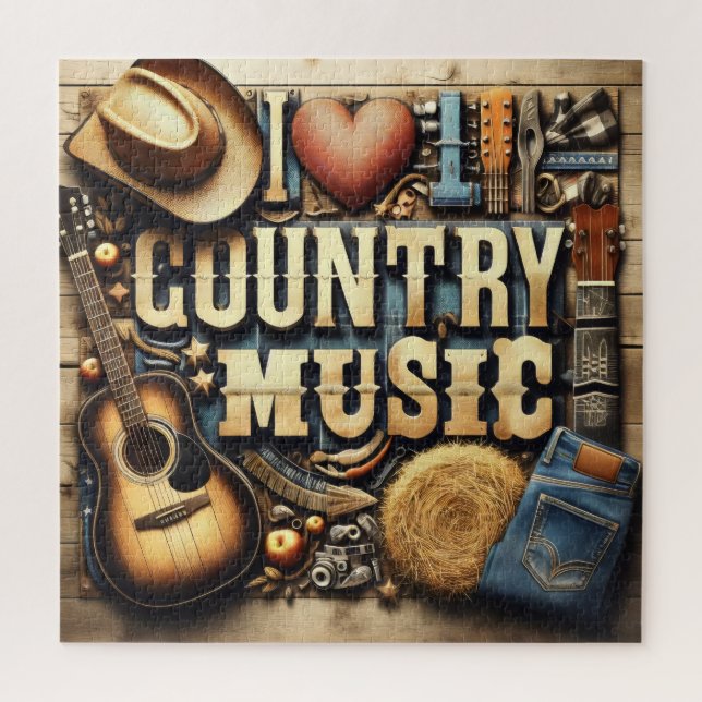 Country music. jigsaw puzzle (Vertical)