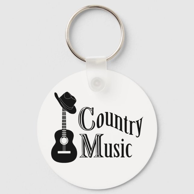 Country music key ring (Front)