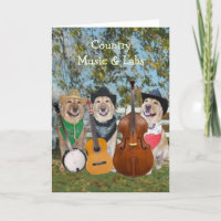 Country Music & Labs Customisable Birthday