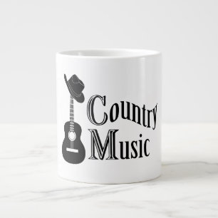 Country music large coffee mug