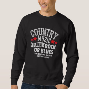 Country Music Like Rock Or Blues Musician Tee