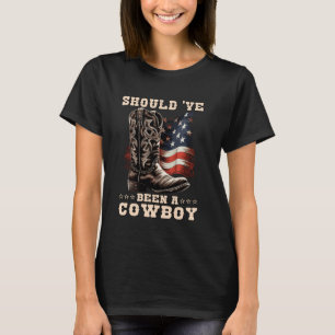 Country Music Line Dance should ve been a cowboy T-Shirt