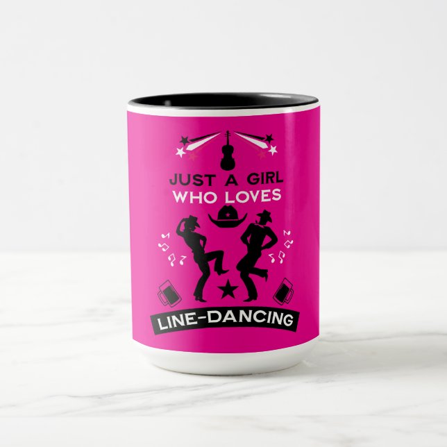 Country Music Line Dancing  Mug (Center)