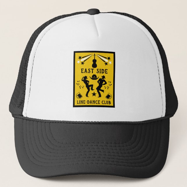 Country Music Line Dancing  Trucker Hat (Front)
