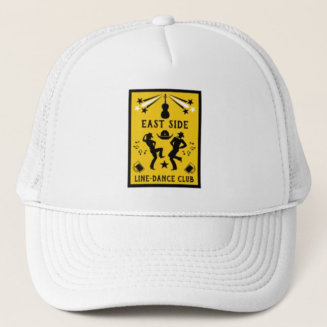 Country Music Line Dancing  Trucker Hat (Front)