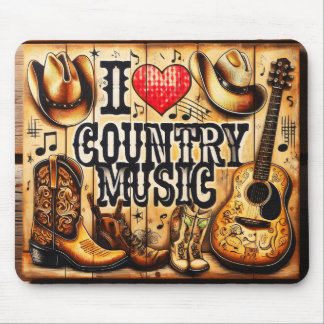Country music mouse pad. mat