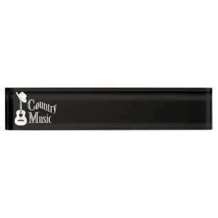 Country music nameplate