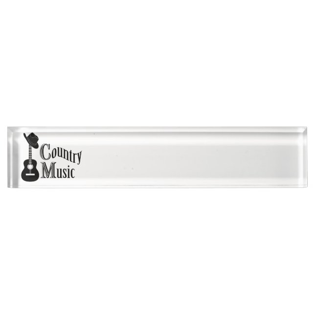 Country music nameplate (Front)