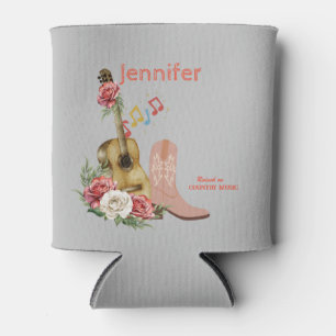 Country Music Personalised  Can Cooler