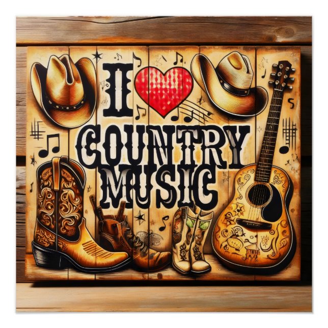 Country music. poster (Front)