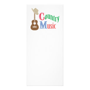 Country music rack card