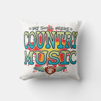 Country Music Soul Cushion