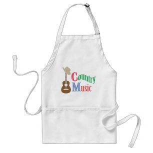 Country music standard apron