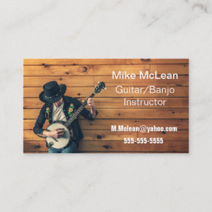 Country Music Style. Business Card