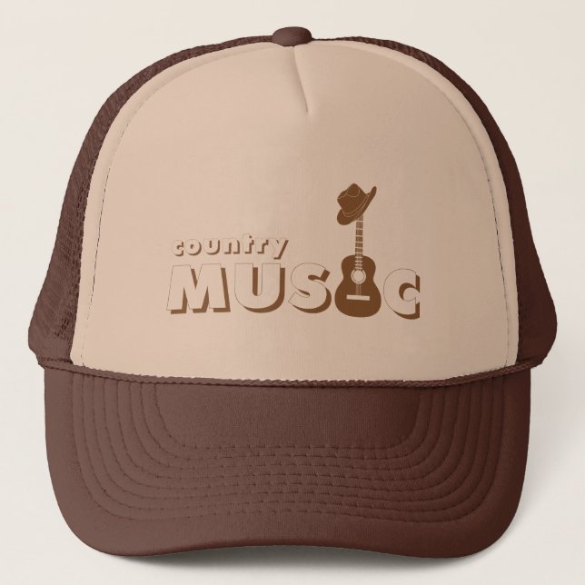 Country music trucker hat (Front)